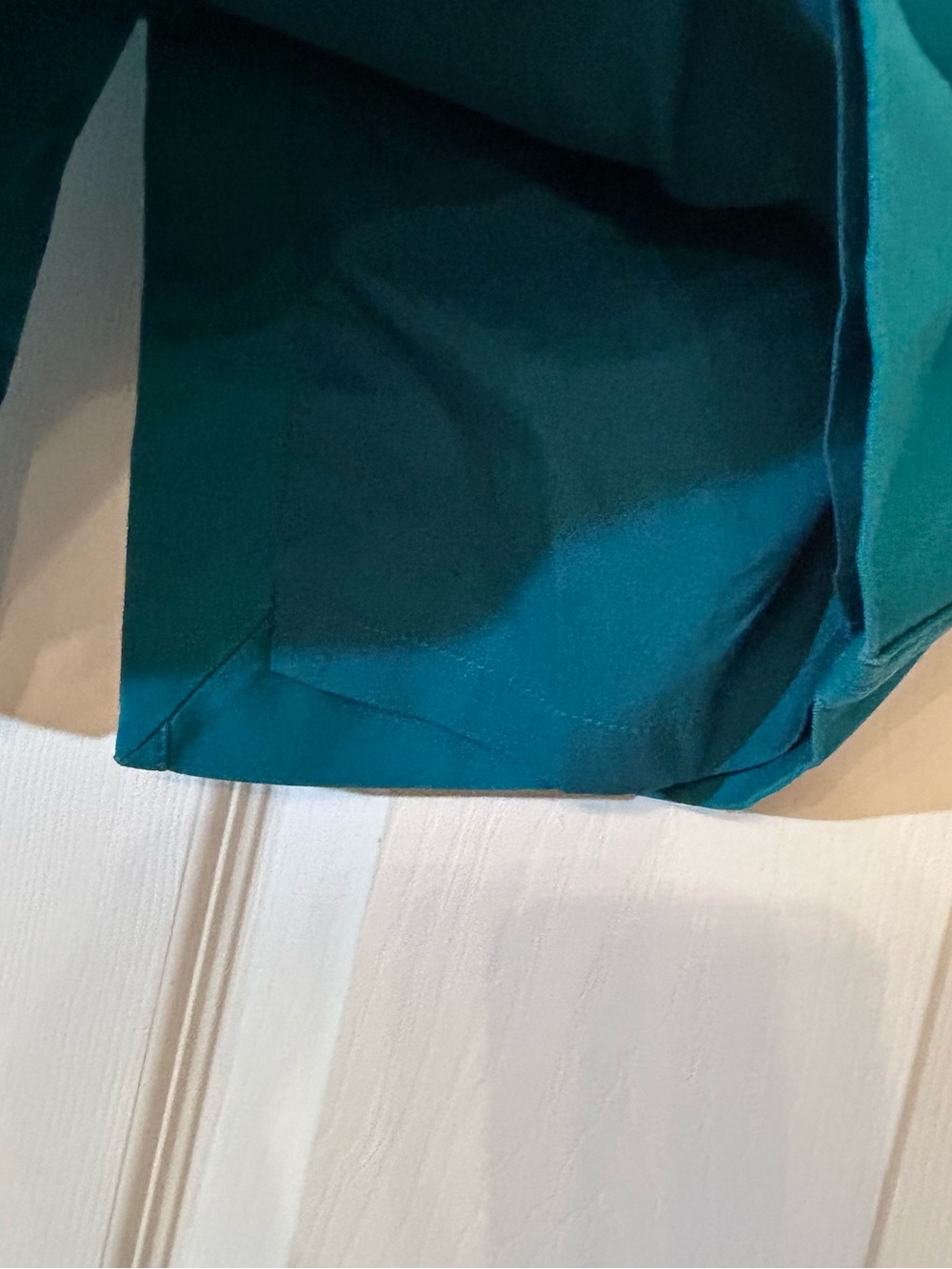 White House Black Market Perfect Form Teal Seamed Pencil Skirt Size 6 - Picture 4 of 9